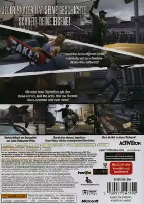 Tony Hawks Proving Ground (USA) box cover back